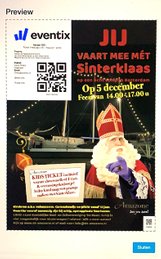 Eventix ticket ontwerp Sinterklaas