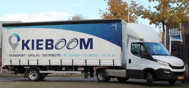 Vrachtwagenzeil bedrukking Kieboom