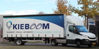 Trailerdoek vrachtwagen Kieboom Transport